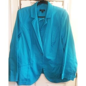 Lane Bryant - Bright Teal / Blue Blazer
